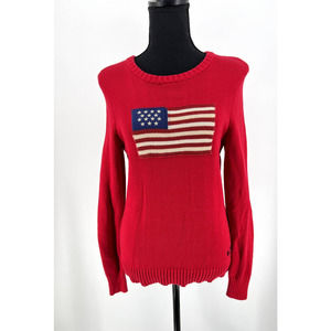 Ralph Lauren red flag cotton sweater S
